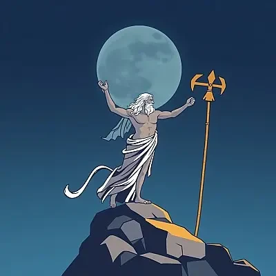 Un  widget  style dessin en lien avec la mythologie grecque où l'on t